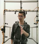 Camera rig used to train hand tracking model