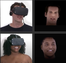 Facebook labs real-time expressive facial mapping for VR