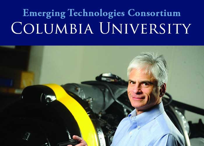 Picture of Steve Feiner and Emerging Technologies logo