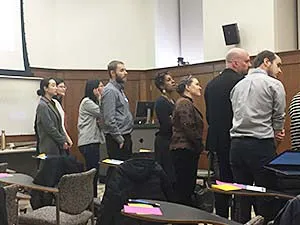 Group of Faculty and Students at Virtual Reality workshop