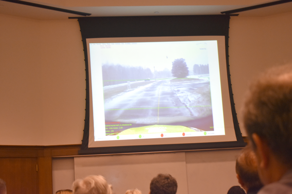 Presentation of self-driving car
