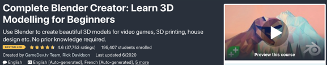 Udemy Blender Course