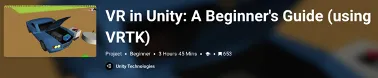 VRTK beginner