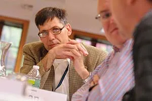 Group of faculty listening